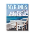 thumbnail image 1 of Stupell Industries Mykonos Seaside Vacation Graphic Art Gallery Wrapped Canvas Print Wall Art, Design by Ziwei Li, 1 of 2