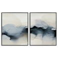 thumbnail image 1 of Stupell Industries Mysterious Abstract Painting Obscure Watercolor Detail Painting Black Framed Art Print Wall Art, Set of 2, Design by Kippi Leonard, 1 of 5
