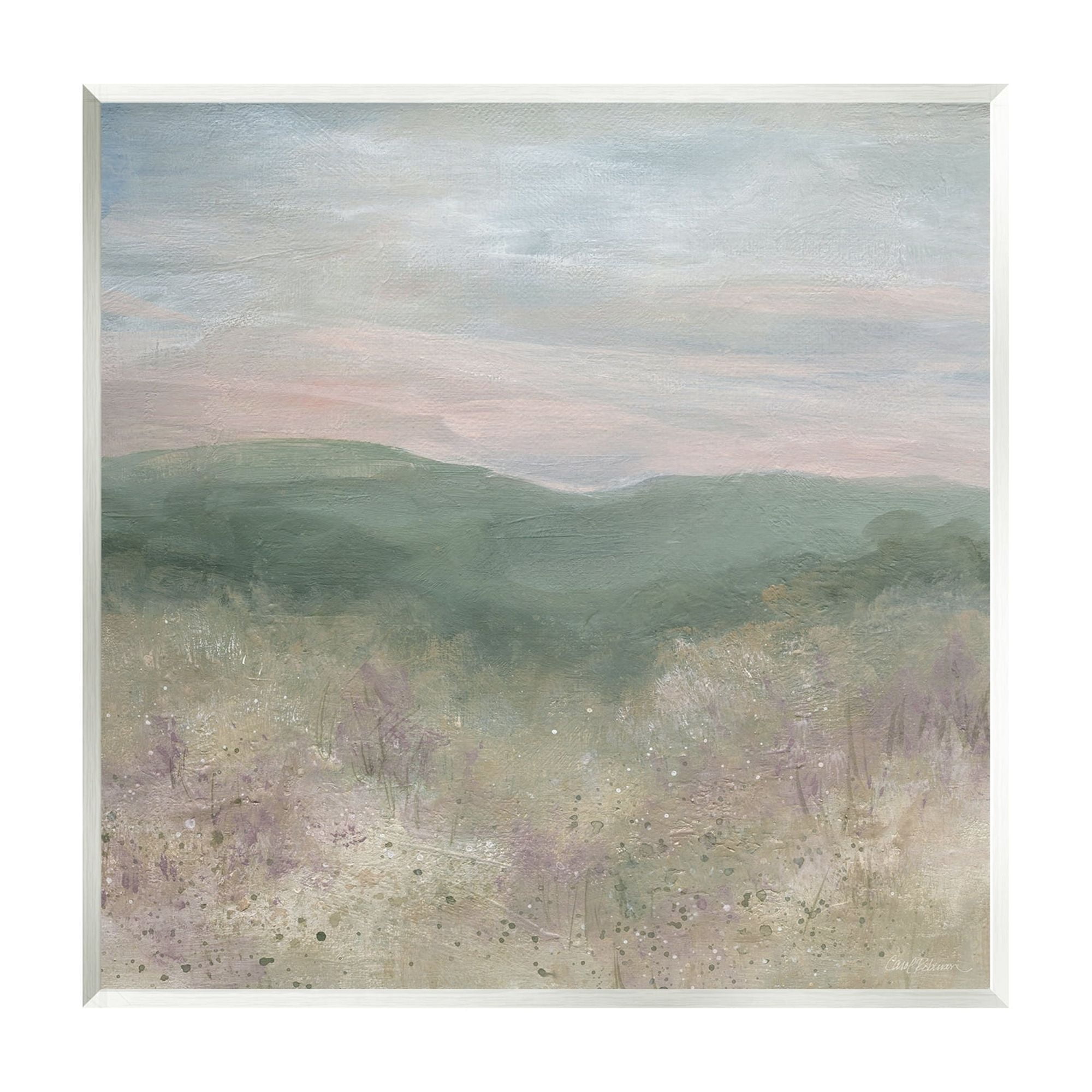 Stupell Industries Mysterious Mountain Nature Abstract Forest Tree Tops Painting Unframed Art Print Wall Art, Design by Carol Robinson
