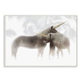 thumbnail image 1 of Stupell Industries Mystic Brown Unicorn Fantasy Majestic Clouds Gold Graphic Art Unframed Art Print Wall Art, 10x15, by Ziwei Li, 1 of 5