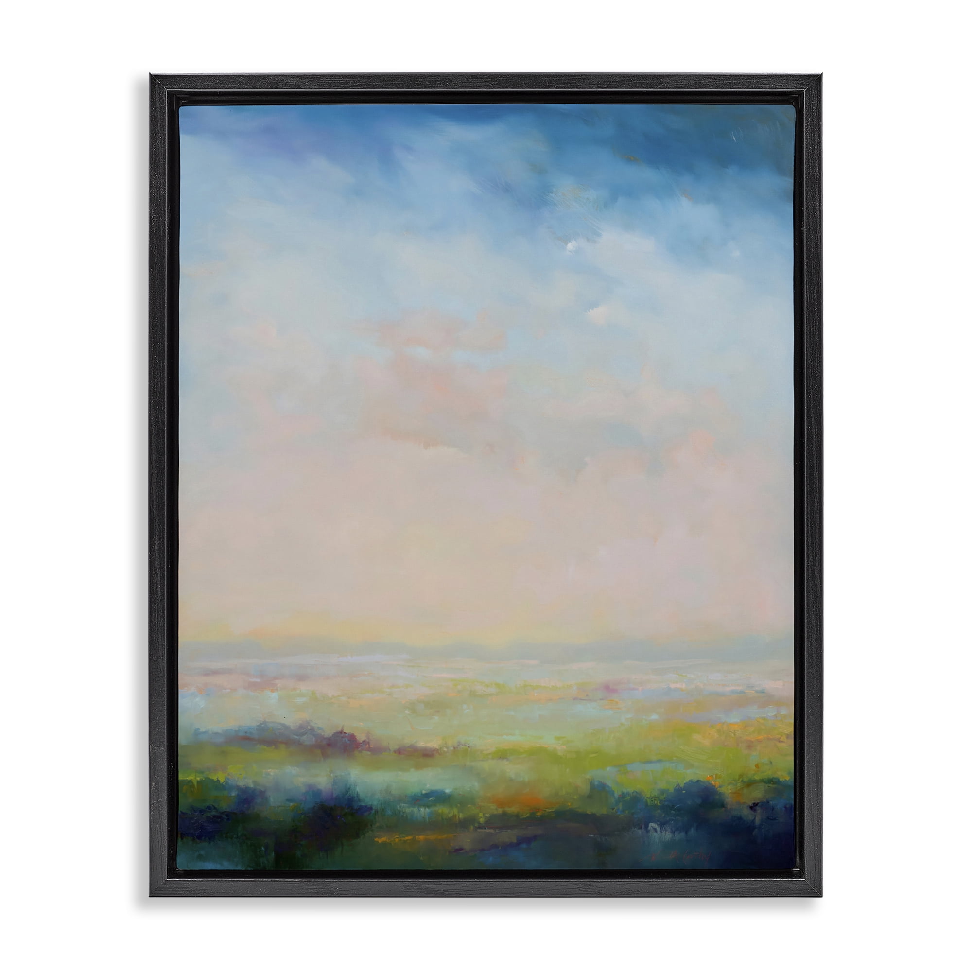 Stupell Industries Mystic Marsh Serenity Black Framed Floater Canvas Wall Art, design by William McCarthy