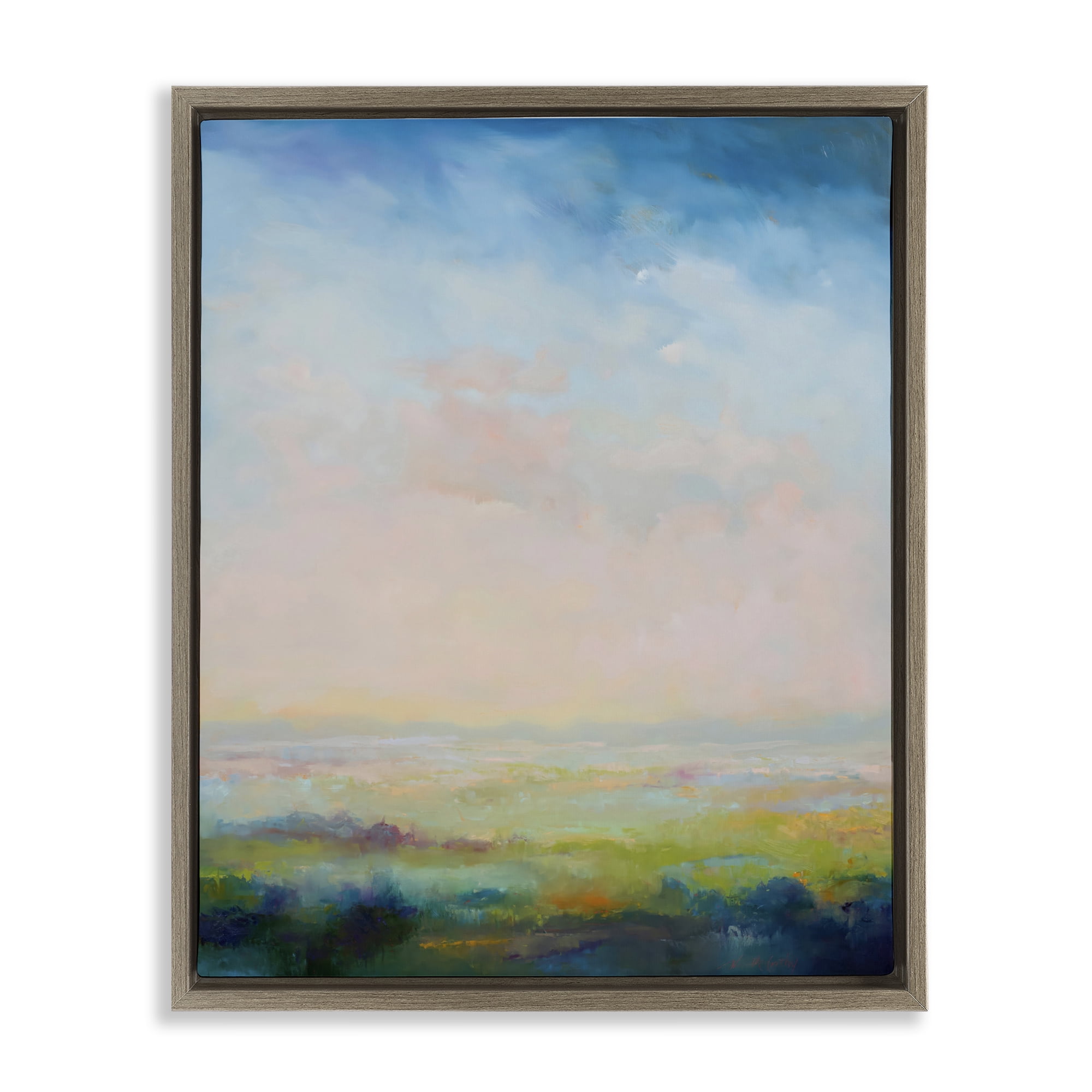 Stupell Industries Mystic Marsh Serenity Brown Framed Floater Canvas Wall Art, design by William McCarthy