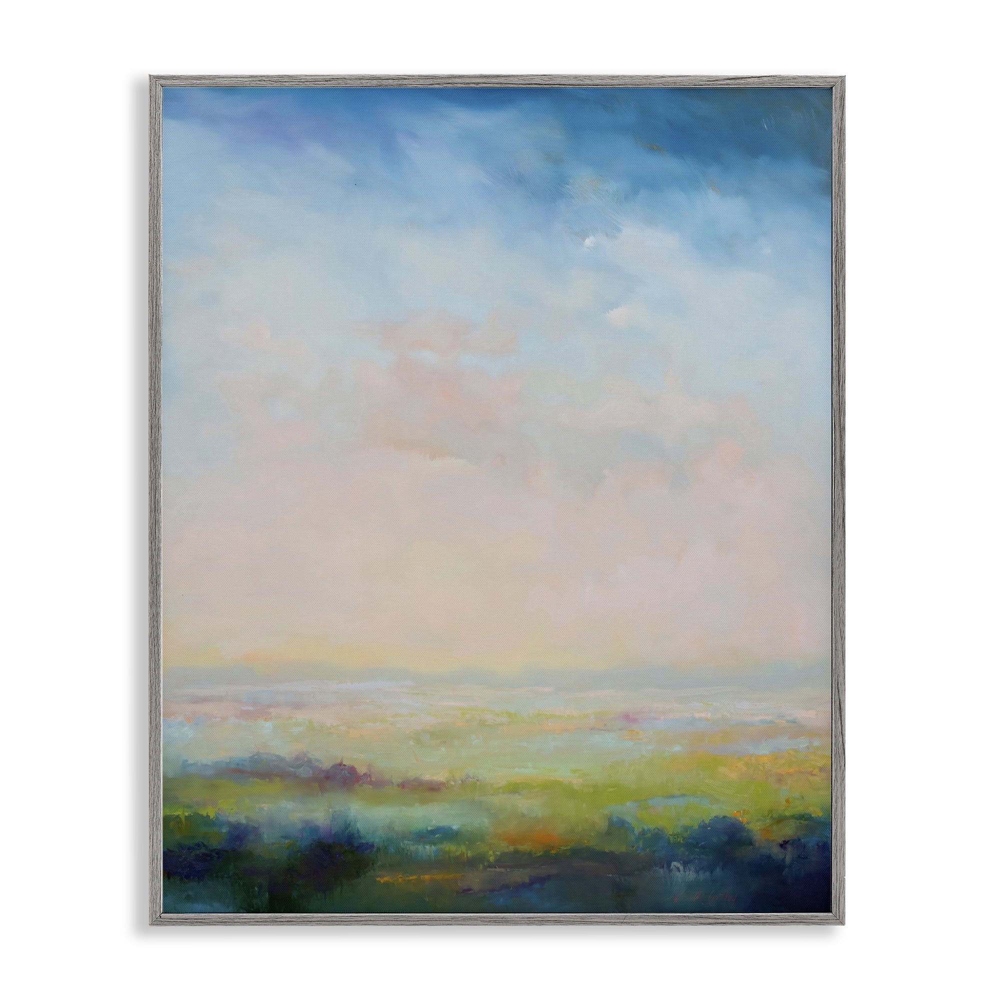 Stupell Industries Mystic Marsh Serenity Gray Framed Giclee Art, design by William McCarthy