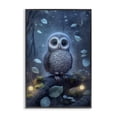 thumbnail image 1 of Stupell Industries Mystic Owl in Nature Landscape Painting Black Framed Art Print Wall Art, 16 x 24, 1 of 10
