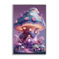 thumbnail image 1 of Stupell Industries Mystical Forest Mushroom Town & City Painting Gray Framed Art Print Wall Art, 12 x 18, 1 of 10