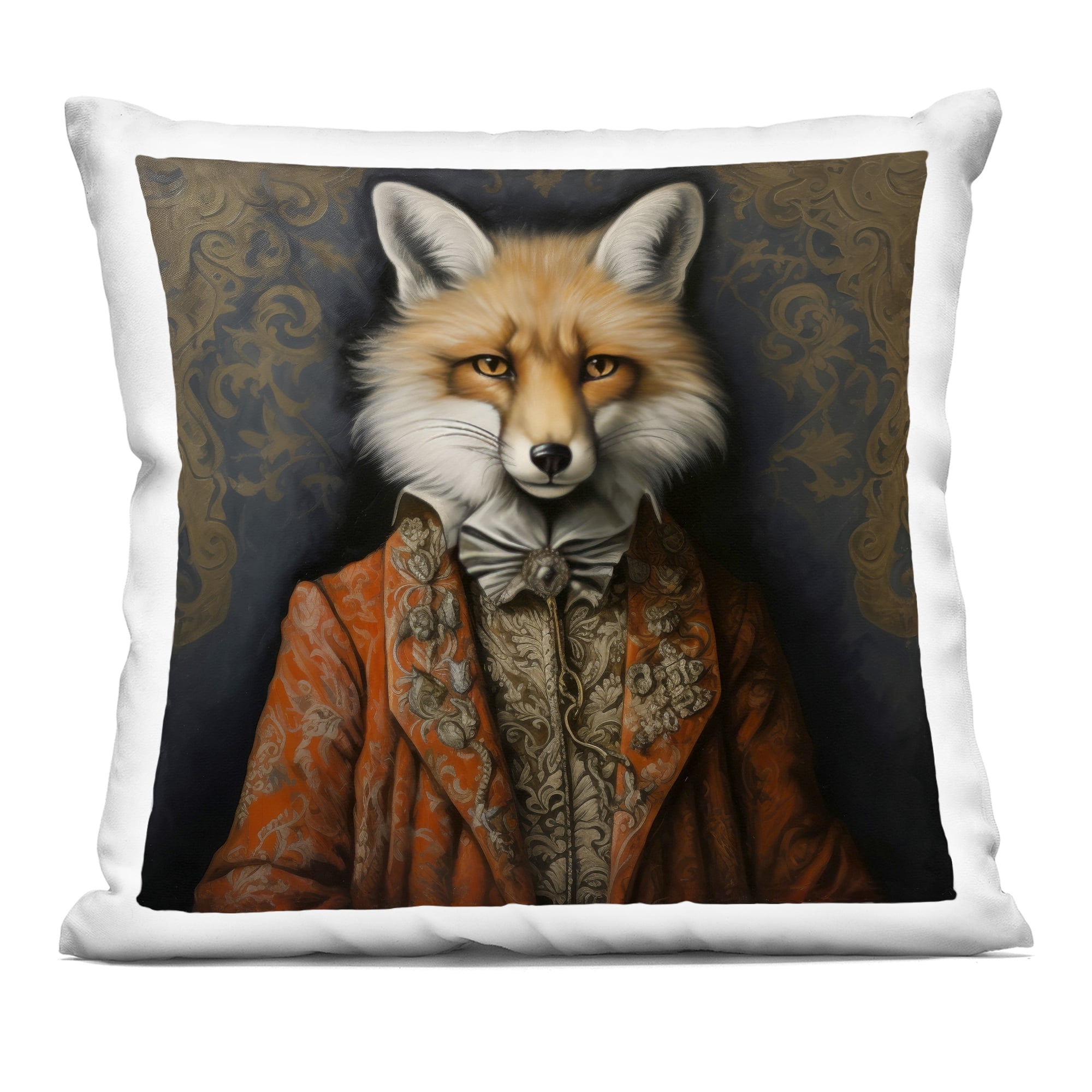 Stupell Industries Mystical Metamorphosis Fox Decorative Printed Throw Pillow, design by Lazar Studio, 18 x 7 x 18
