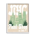 thumbnail image 1 of Stupell Industries NYC Plant Shop Est. 1965 Retro Green Skyline, 24 x 30, Design by Daphne Polselli, 1 of 5