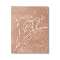 Stupell Industries Nail on Leaf Doodle Animals & Insects Painting Gallery Wrapped Canvas Art Print Wall Art, 16 x 20