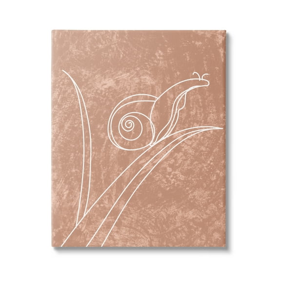 Stupell Industries Nail on Leaf Doodle Animals & Insects Painting Gallery Wrapped Canvas Art Print Wall Art, 16 x 20