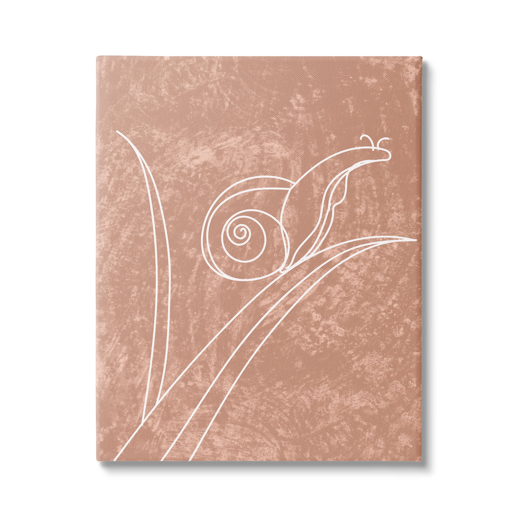 Stupell Industries Nail on Leaf Doodle Animals & Insects Painting Gallery Wrapped Canvas Art Print Wall Art, 24 x 30