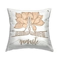 thumbnail image 1 of Stupell Industries Namaste Lotus Flower Henna Pattern Printed Throw Pillow Design by Ziwei Li, 1 of 6