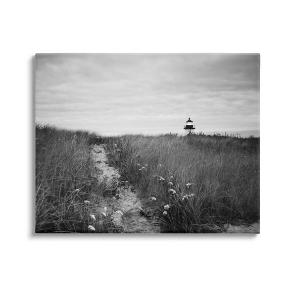 Stupell Industries Nantucket Light Distant Lighthouse Photograph Gallery Wrapped Canvas Print Wall Art, Design by Aledanda