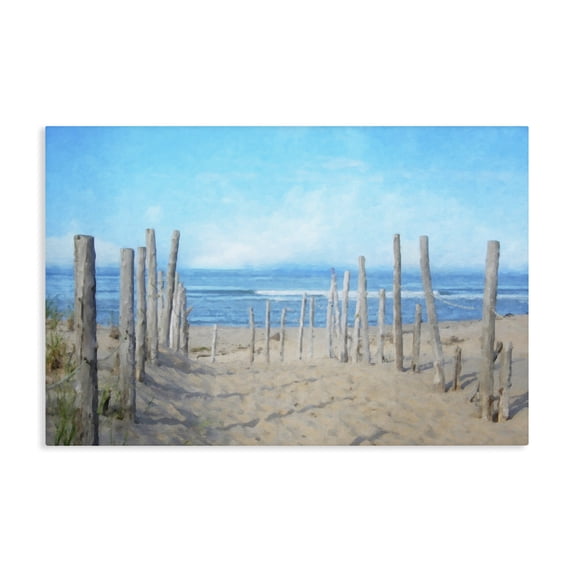 Stupell Industries Tropical National Seashore Vista Canvas Art, 36 x 24, by Grotto Studios
