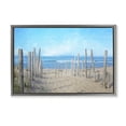 thumbnail image 1 of Stupell Industries Tropical National Seashore Vista Gray Floating Frame Canvas Art, 31 x 21, by Grotto Studios, 1 of 8