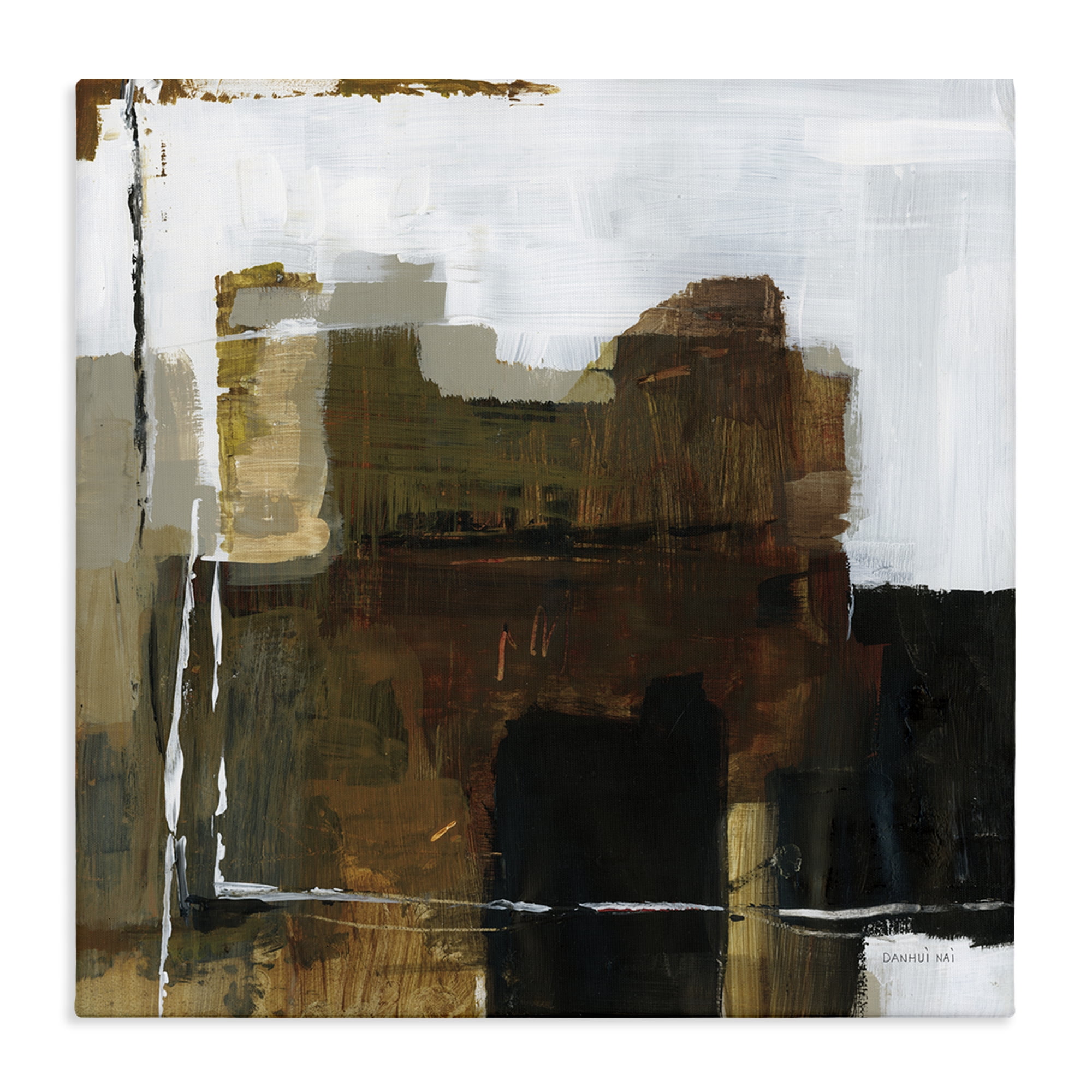 Stupell Industries Natural Abstract Earth Tones Canvas Wall Art, design by Danhui Nai