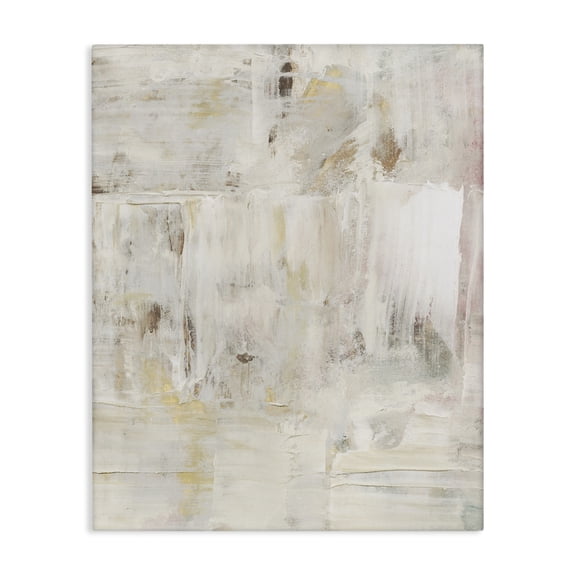Stupell Industries Natural Abstract Pattern Abstract Painting Wrapped Canvas Canvas Art Print Wall Art, 16 x 20