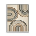 thumbnail image 1 of Stupell Industries Natural Boho Arches Abstract Painting Gray Framed Art Print Wall Art, 11 x 14, 1 of 9