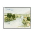 thumbnail image 1 of Stupell Industries Natural Flowing Stream Landscape Painting White Framed Art Print Wall Art, 20 x 16, 1 of 9