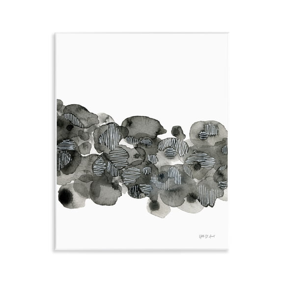 Stupell Industries Natural Kindling Impression Abstract Painting Unframed Art Print Wall Art, 11 x 14