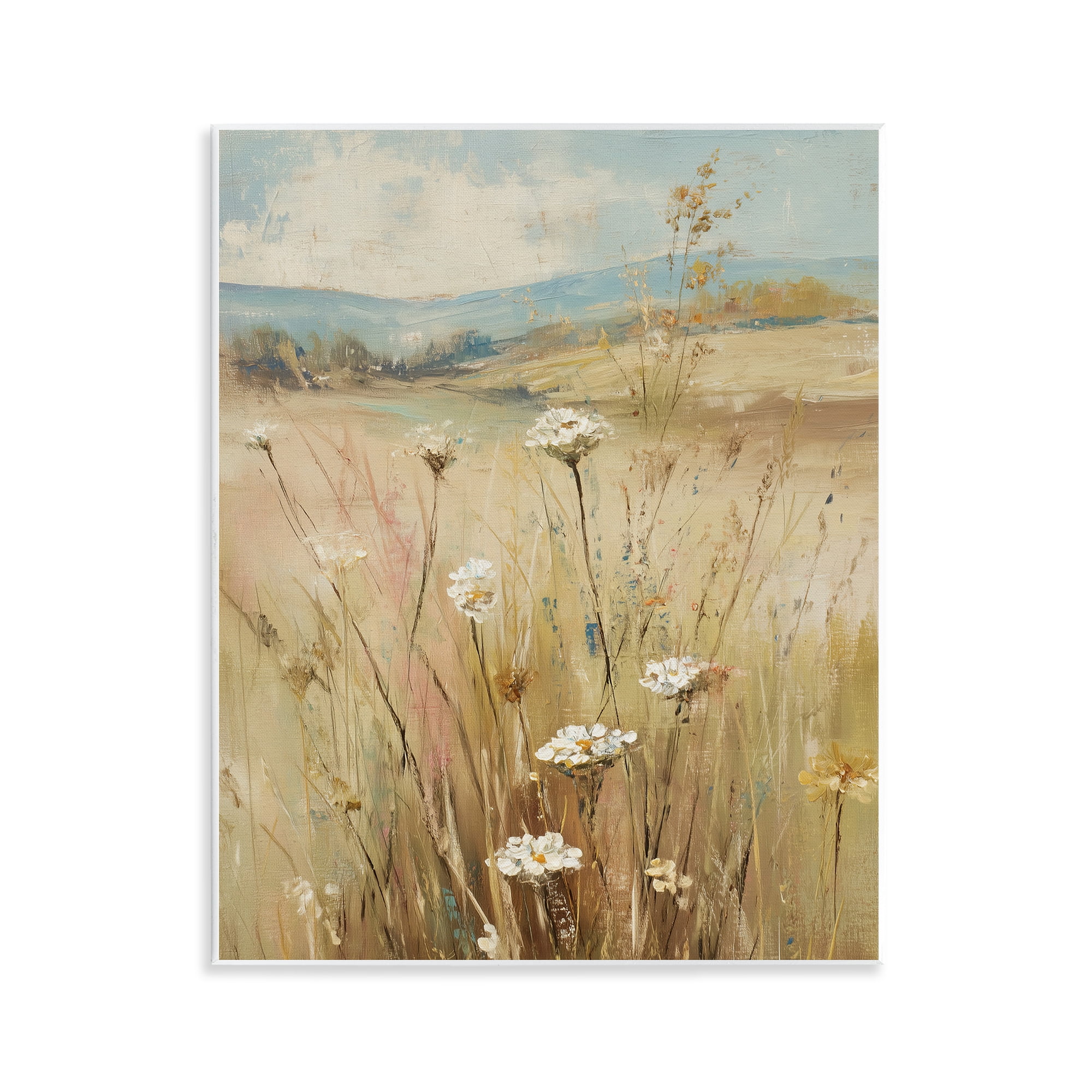 Stupell Industries Natural Lush Hillside Blooms Wall Plaque Art, design by Svetlana Aleynikova
