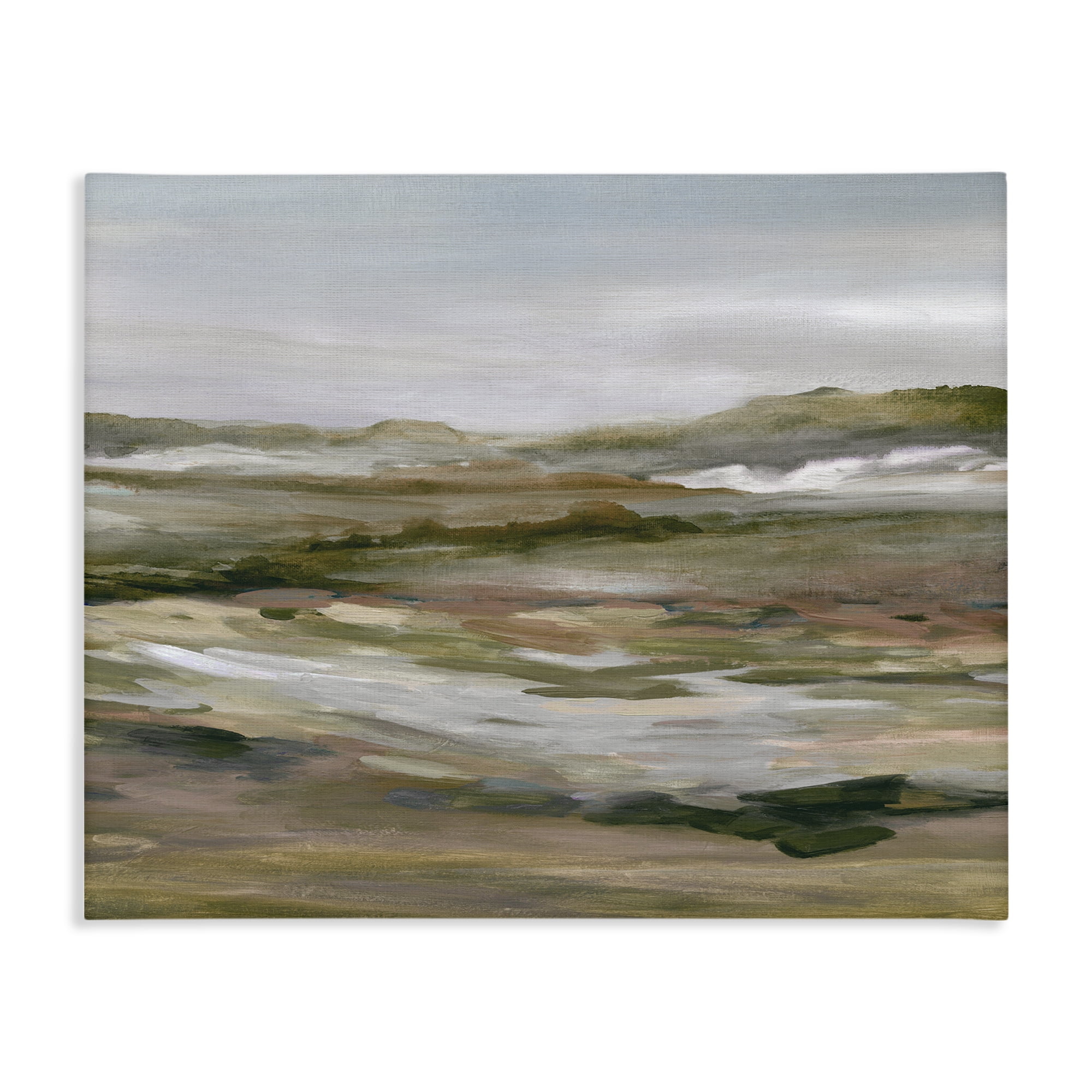 Stupell Industries Natural Meadow Abstract Horizon Canvas Wall Art, design by Carol Robinson