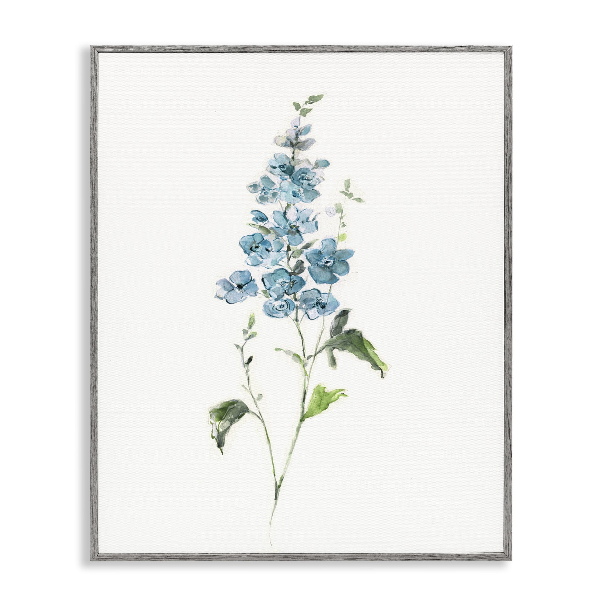 Stupell Industries Natural Spring Herbs Gray Framed Giclee Art, design by Sally Swatland