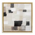 thumbnail image 1 of Stupell Industries Contemporary Natural Square Patchwork Gold Floating Frame Canvas Art, 18 x 18, by Lanie Loreth, 1 of 8