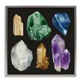 thumbnail image 1 of Stupell Industries Southwestern Natural Varied Gemstones Gray Floating Frame Canvas Art, 25 x 25, by Grace Popp, 1 of 8