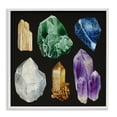 thumbnail image 1 of Stupell Industries Natural Varied Gemstones STEM Painting White Framed Art Print Wall Art, 24 x 24, 1 of 2