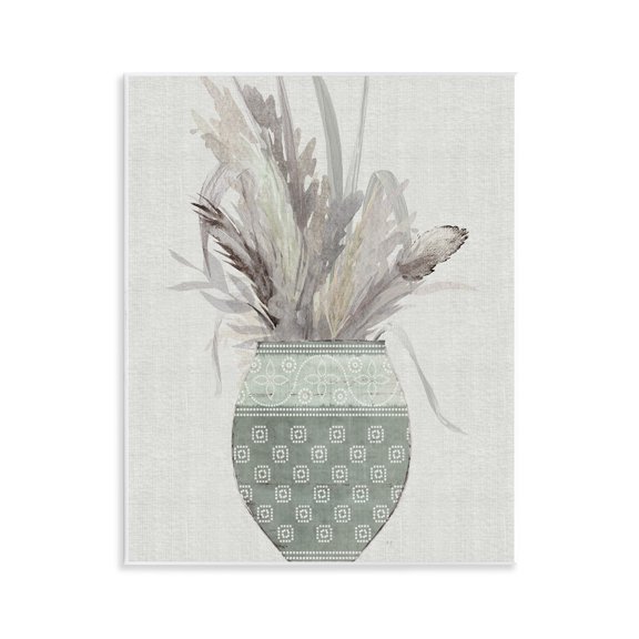 Stupell Industries Natural Wheat Bouquet Plants & Flowers Painting Unframed Art Print Wall Art, 11 x 14