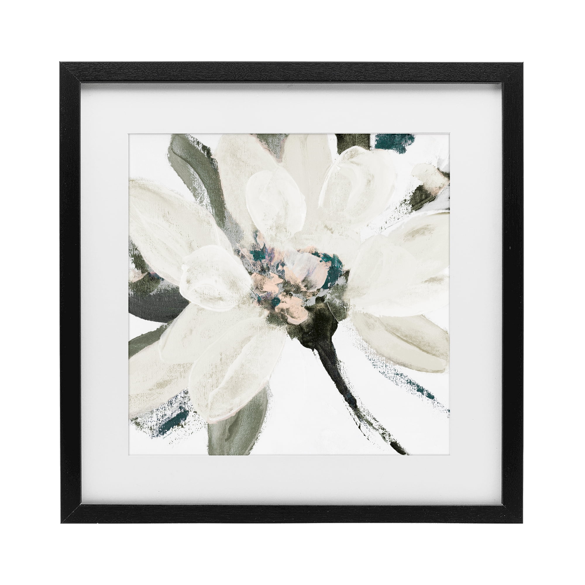 Stupell Industries Naturally Blooming Botanical Black Framed Print Under Glass, design by Lanie Loreth
