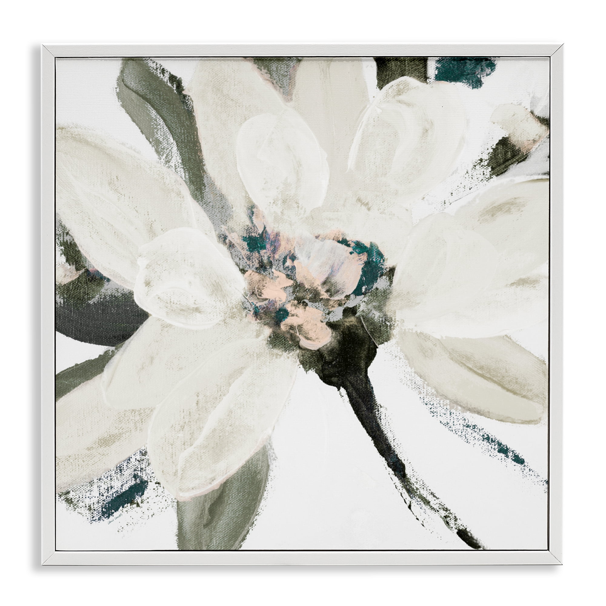 Stupell Industries Naturally Blooming Botanical White Framed Giclee Art, design by Lanie Loreth