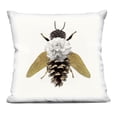 thumbnail image 1 of Stupell Industries Nature Constructed Bee Decorative Printed Throw Pillow, design by Sasha, 1 of 6