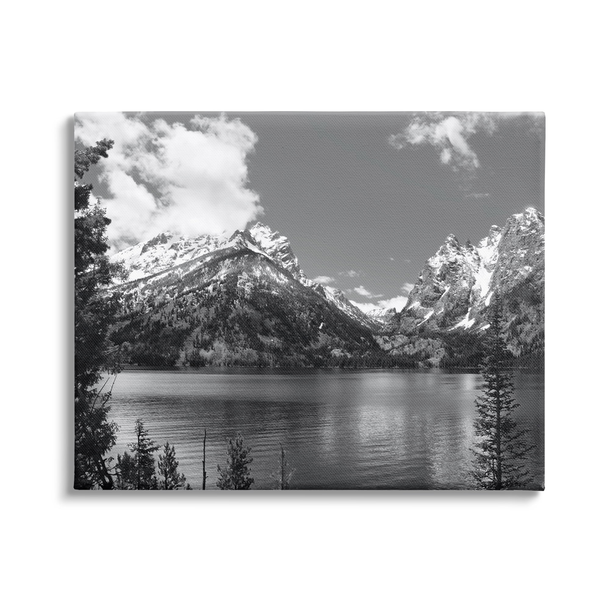 Stupell Industries Nature Pond Landscape Landscape Photography Gallery Wrapped Canvas Art Print Wall Art, 30 x 24
