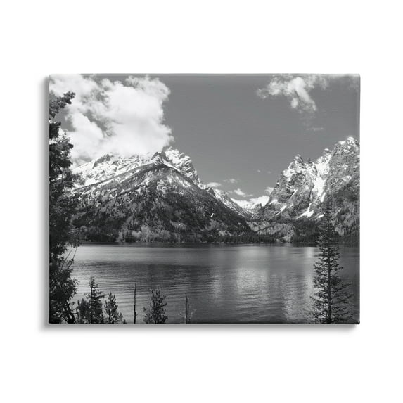 Stupell Industries Nature Pond Landscape Landscape Photography Gallery Wrapped Canvas Art Print Wall Art, 48 x 36