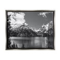 thumbnail image 1 of Stupell Industries Nature Pond Landscape Landscape Photography Gray Floater Framed Canvas Art Print Wall Art, 31 x 25, 1 of 10