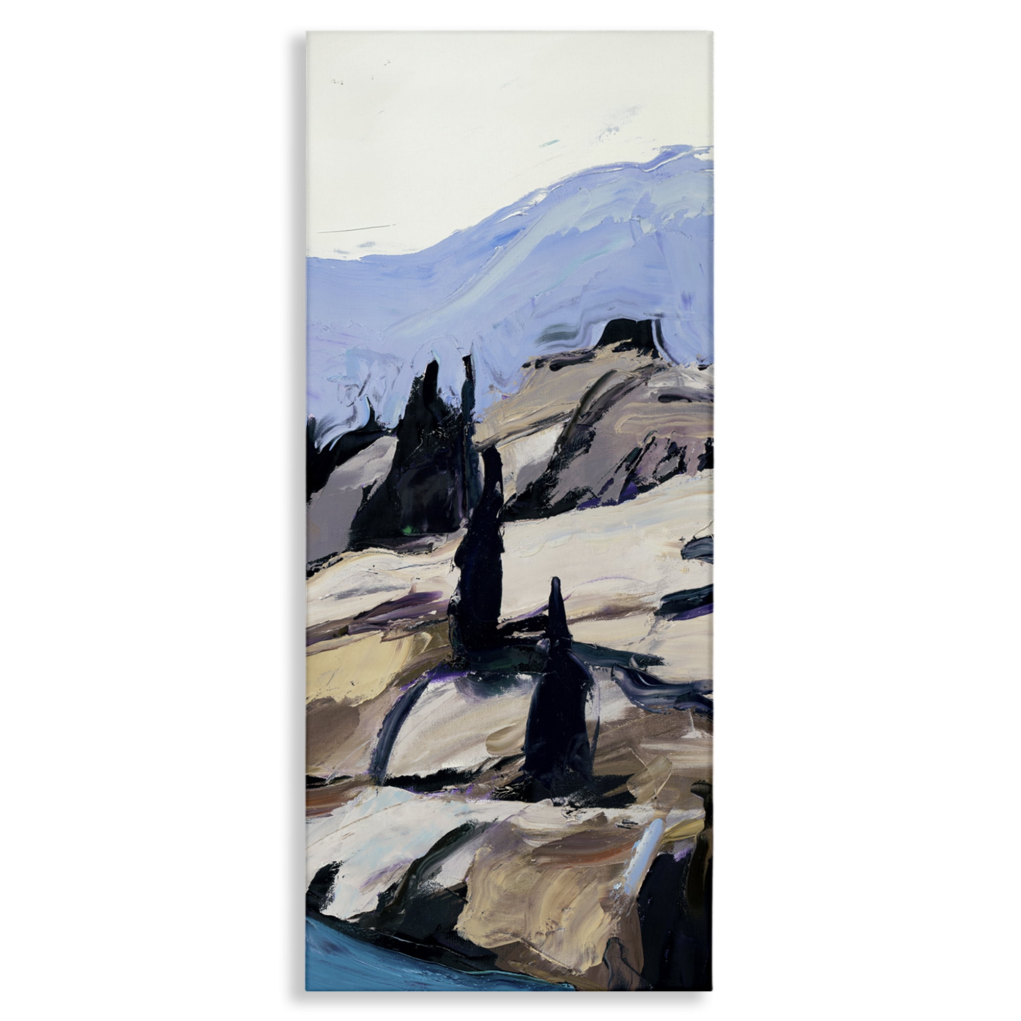 Stupell Industries Nature Scene Visage Landscape & Nature Painting Wrapped Canvas Art Print Wall Art, 17 x 40