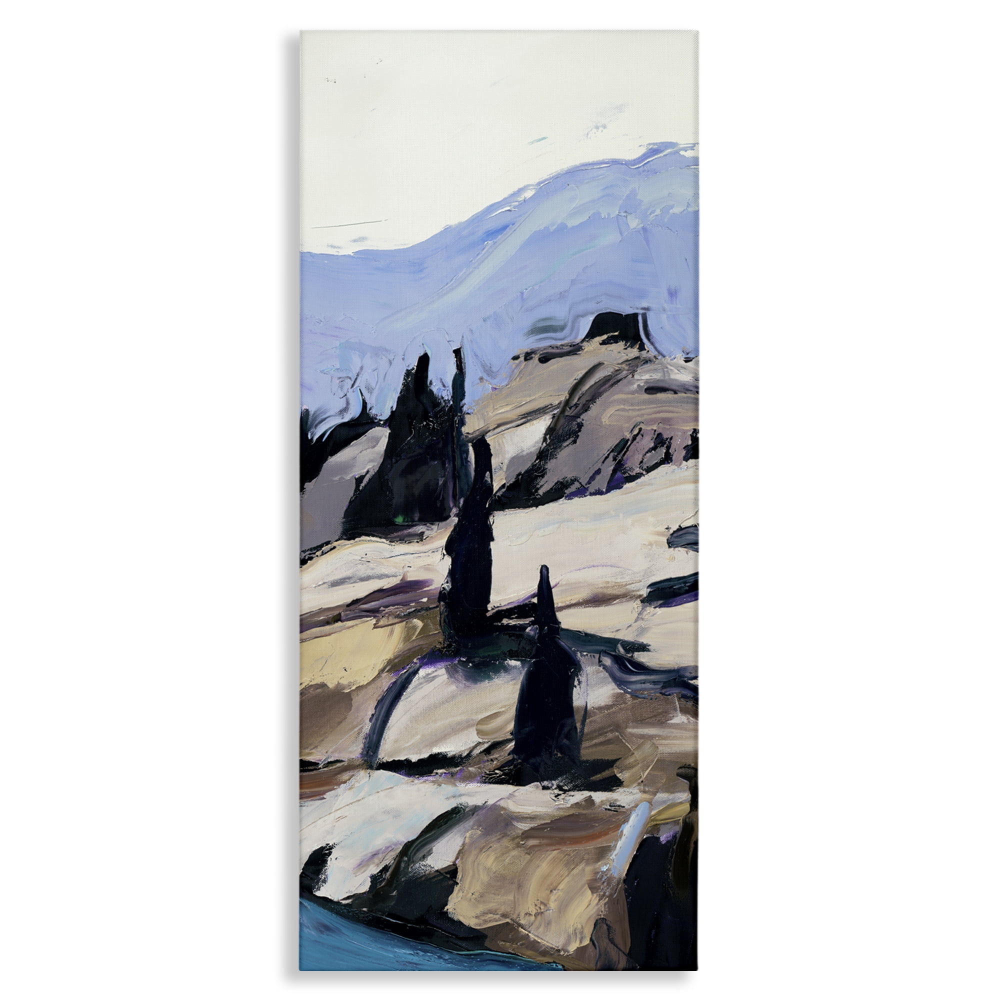 Stupell Industries Nature Scene Visage Landscape & Nature Painting Wrapped Canvas Art Print Wall Art, 20 x 48