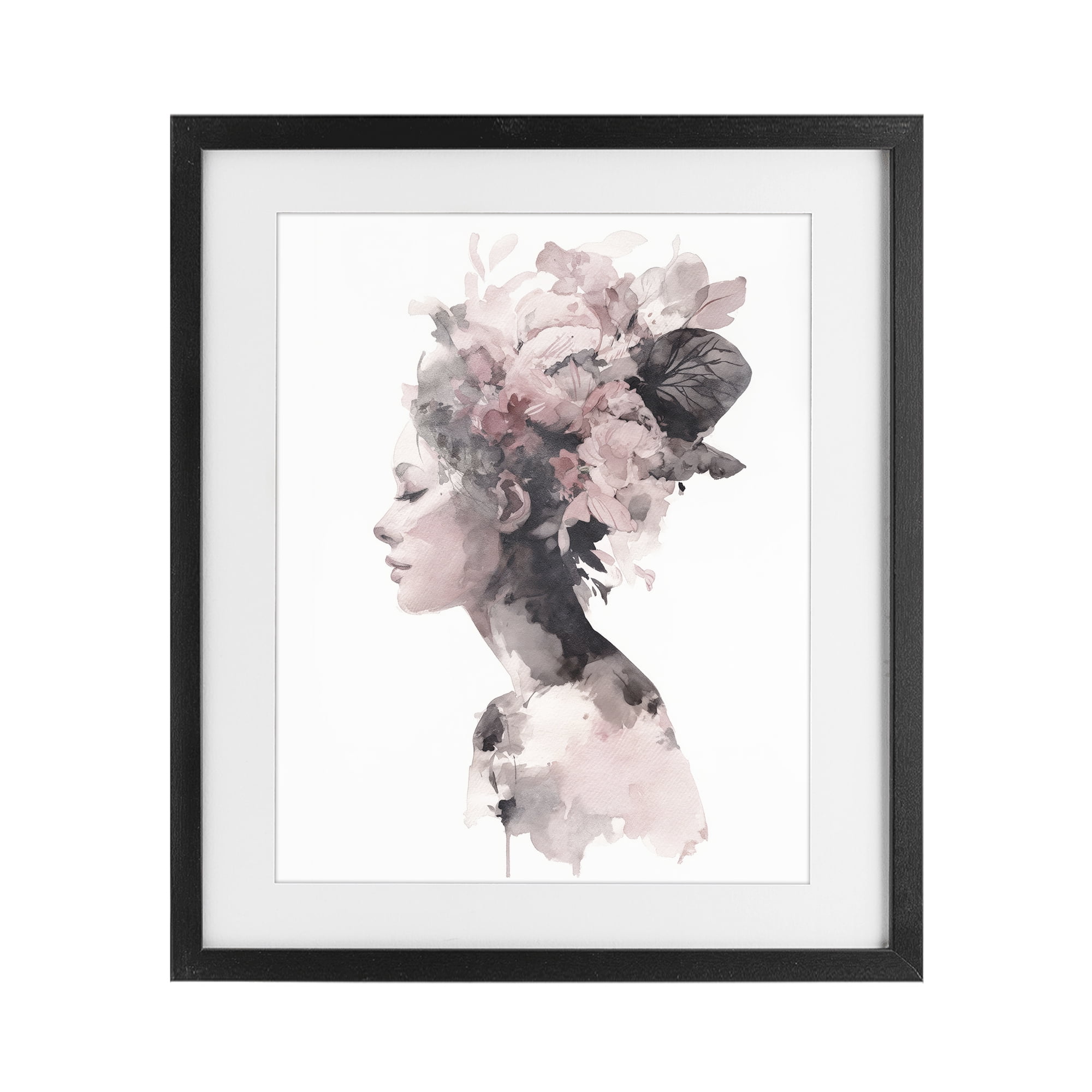 Stupell Industries Nature's Empress Silhouette Black Framed Print Under Glass, design by Svetlana Aleynikova