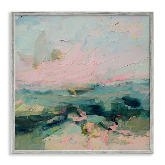 Stupell Industries Contemporary Nature's Palette Atmosphere Gray Framed Giclee Art, 12 x 12, by Svetlana Aleynikova
