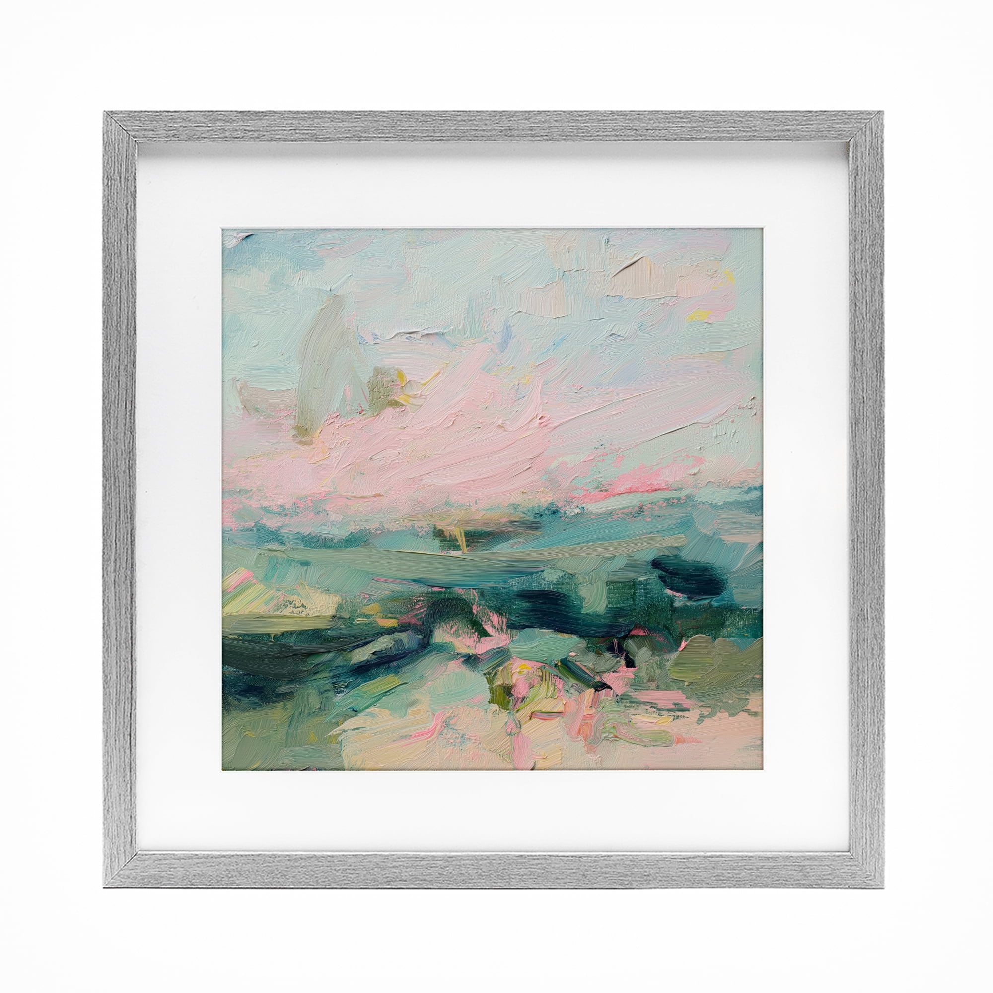 Stupell Industries Nature's Palette Atmosphere Gray Framed Print Under Glass, design by Svetlana Aleynikova