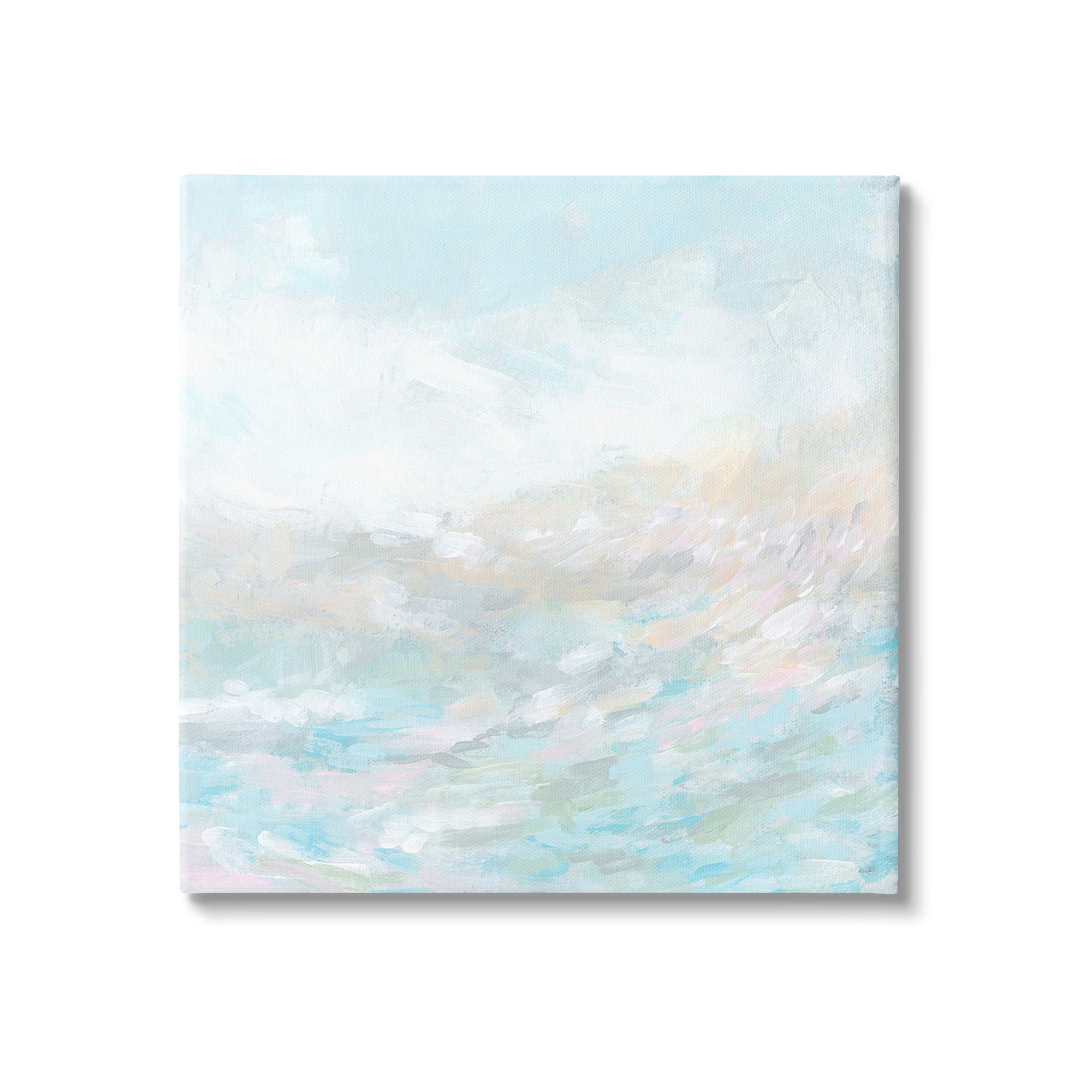 Stupell Industries Nautical Abstract Seascape Abstract Painting Gallery Wrapped Canvas Art Print Wall Art, 24 x 24