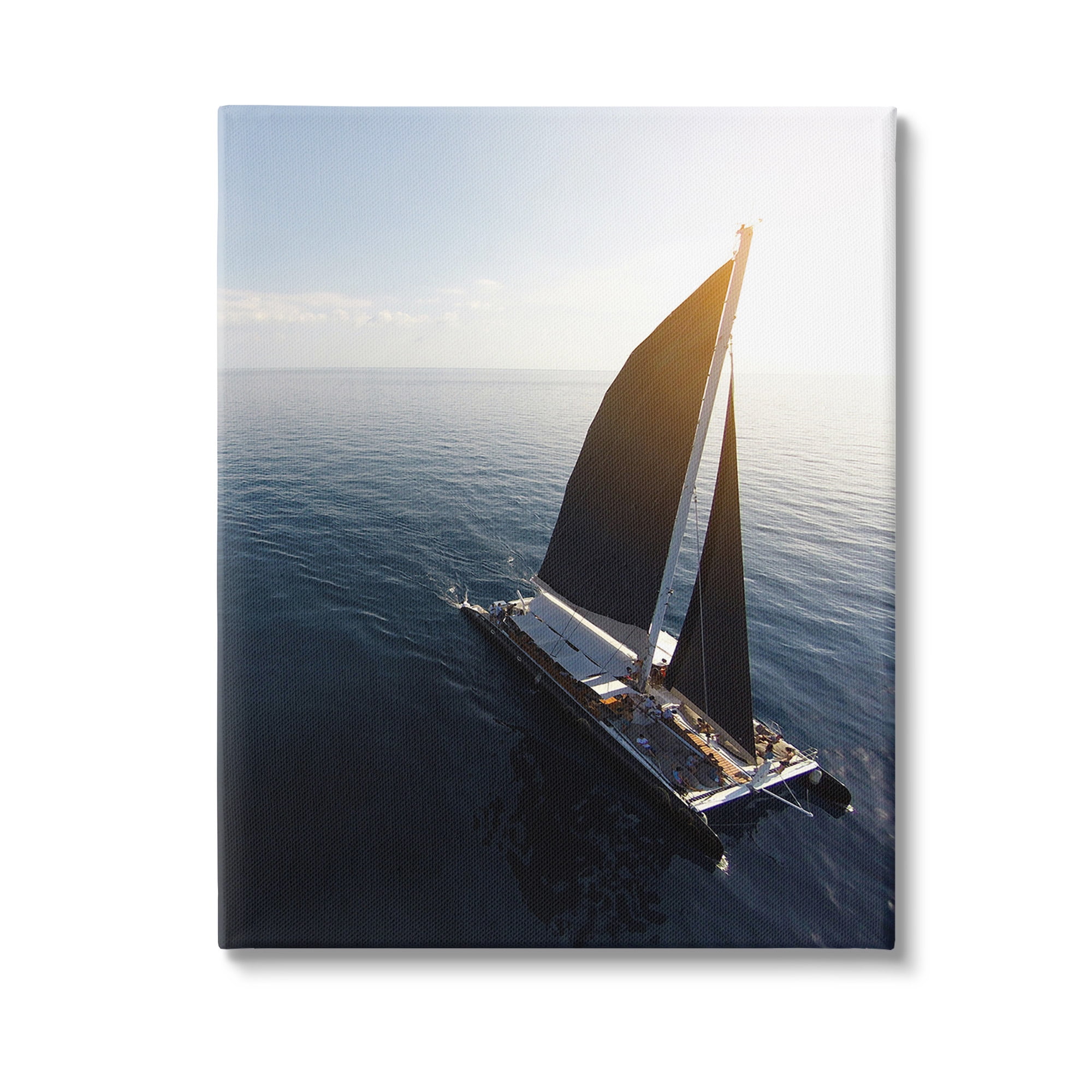 Stupell Industries Nautical Barge Photography Transportation Photography Gallery Wrapped Canvas Art Print Wall Art, 24 x 30