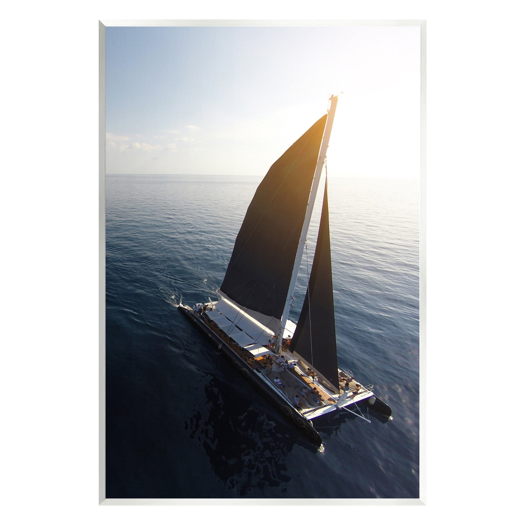 Stupell Industries Nautical Barge Photography Transportation Photography Unframed Art Print Wall Art, 13 x 19