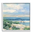 thumbnail image 1 of Stupell Industries Nautical Beach Reeds Birds Grazing Shoreline Coastal Painting White Framed Art Print Wall Art, 1 of 8