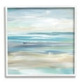 thumbnail image 1 of Stupell Industries Nautical Beach Shore Abstraction Coastal Painting White Framed Art Print Wall Art, 1 of 7