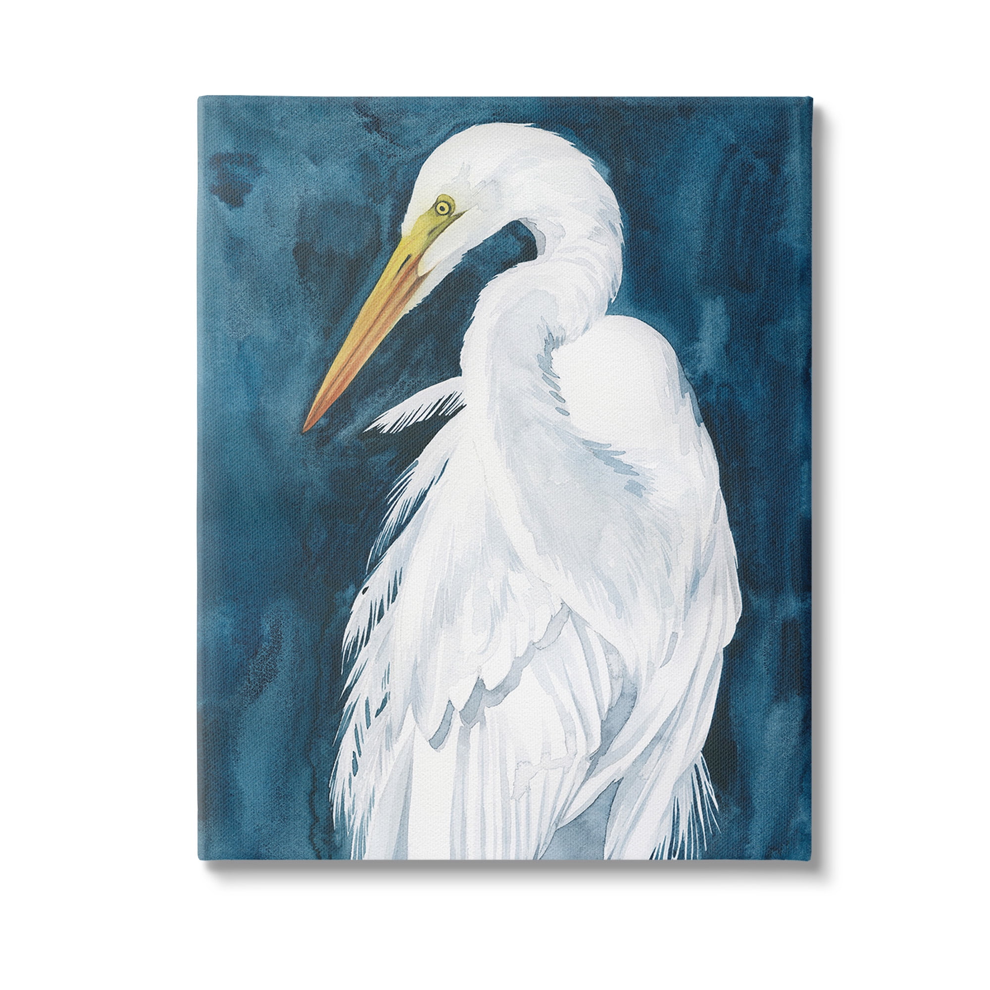 Stupell Industries Nautical Bird Portrait Animals & Insects Painting Gallery Wrapped Canvas Art Print Wall Art, 36 x 48