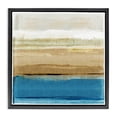 thumbnail image 1 of Stupell Industries Transitional Nautical Blue Daze Black Floating Frame Canvas Art, 18 x 18, by Flora Kouta, 1 of 8