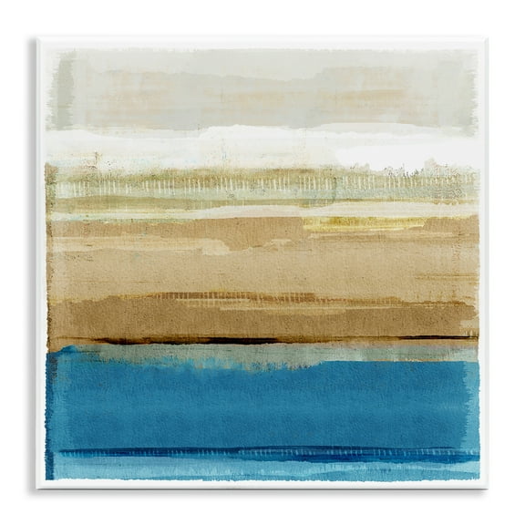 Stupell Industries Nautical Blue Daze Abstract Painting Unframed Art Print Wall Art, 12 x 12