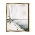 thumbnail image 1 of Stupell Industries Nautical Boat Mast View Transportation Photography Gold Floater Framed Canvas Art Print Wall Art, 17 x 21, 1 of 10